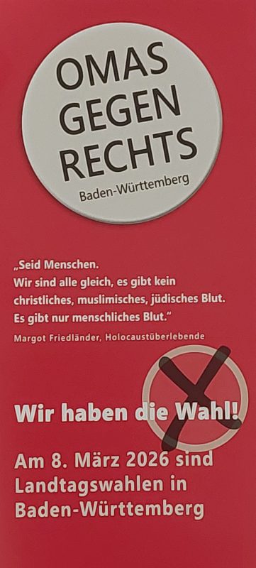 Flyer zur Landtagswahl 2026