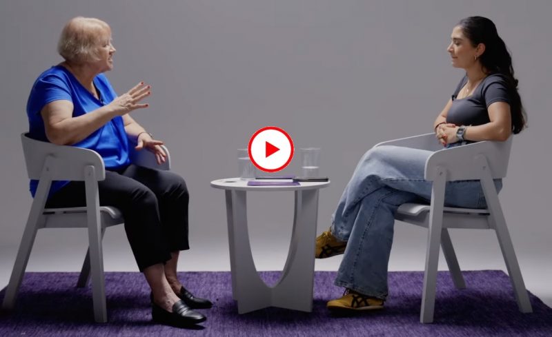 Generationengespräch: Gardinias und Annas Botschaft: Setzt euch für unsere Demokratie ein!