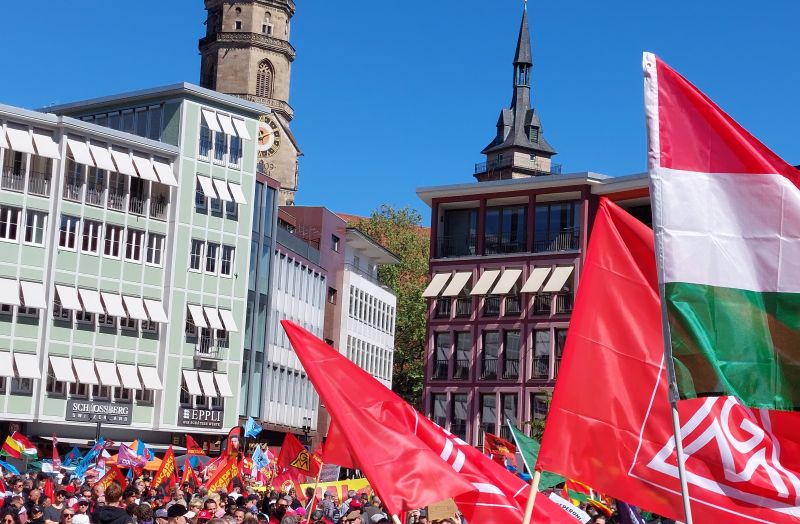 Mehrere Tausend bei der Kundgebung zum 1. Mai