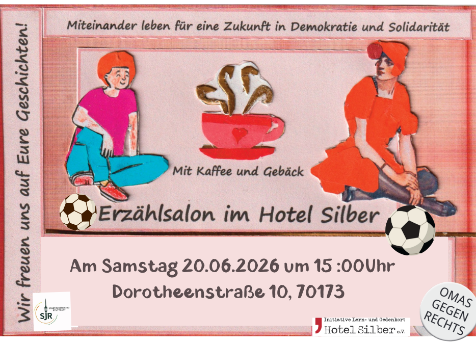 20. Juni: Erzählsalon im Hotel Silber zum Thema Fußball