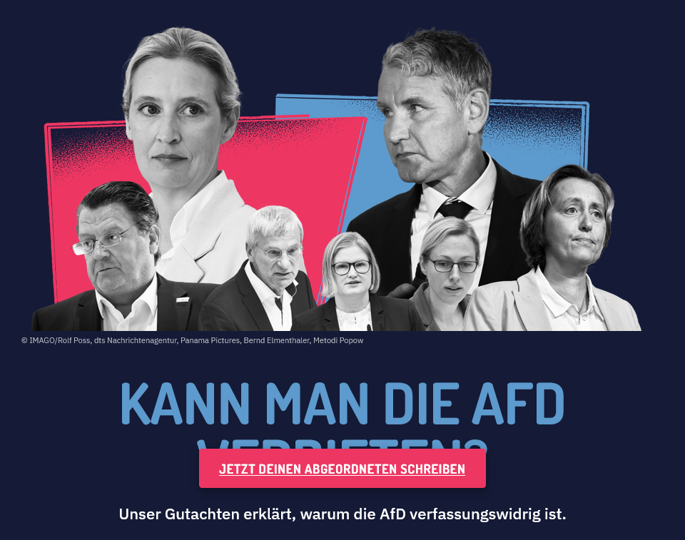 Gutachten: „AfD ist verfassungswidrig“ –  Verbot prüfen