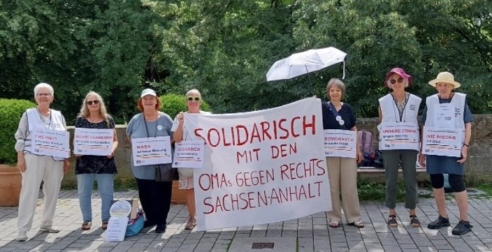 Sachsen-Anhalt nicht den Rechtsextremen überlassen – Esslinger OMAS laden zu Mahnwache ein
