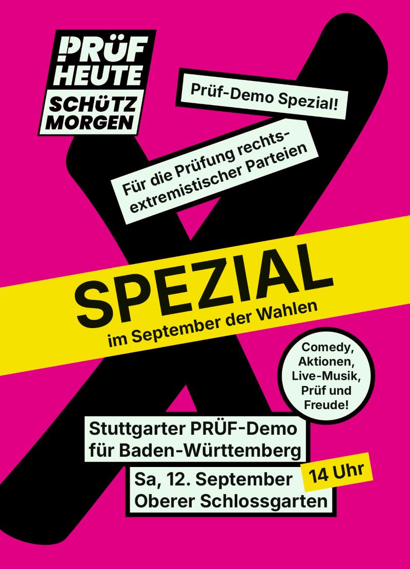 Zum Monat der Wahlen: Prüf-Special am 12. September im Stuttgarter Schlossgarten